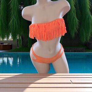 NWT Victoria’s Secret fringe swimsuit bikini m